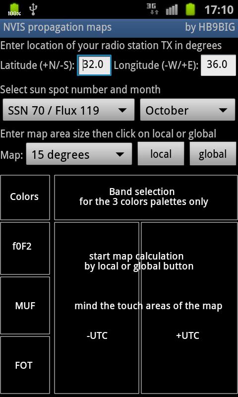 Android application NVISPropagation maps screenshort