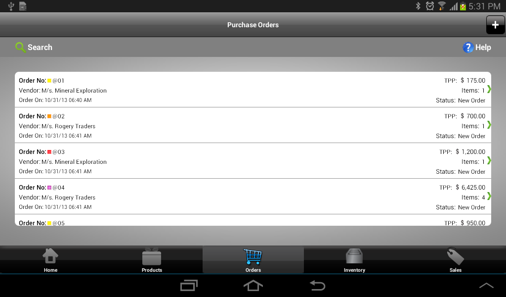 Goods Order Inventory Pro - screenshot