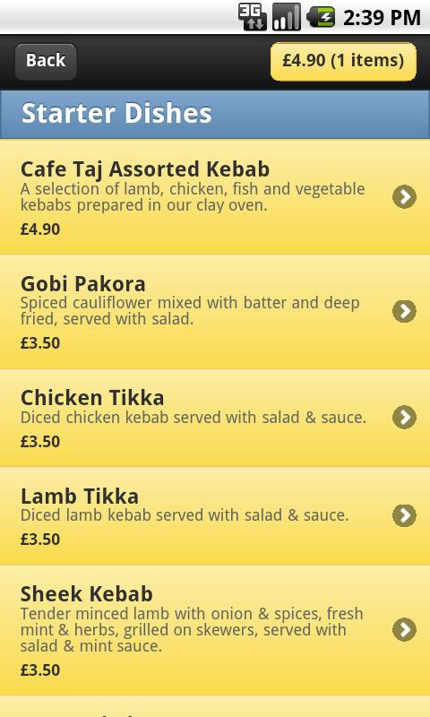 Nosh Out Gravesend Screen 3