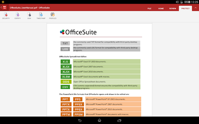 OfficeSuite 8 (PDF&Fonts)-screenshot