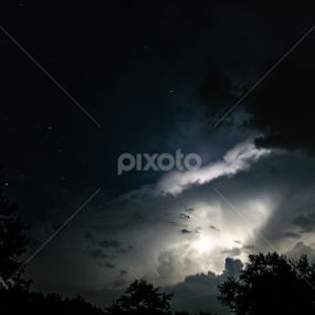 Stars and Thunder by Matthew Lindsey - Landscapes Weather