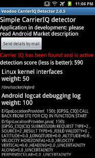 Voodoo Carrier IQ detector