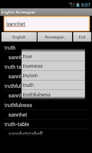 English Norwegian Dictionary Screenshots 6