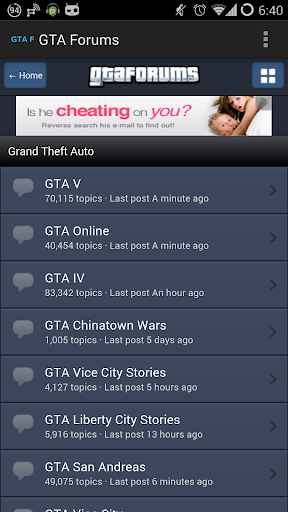 GTA Forums Unofficial App