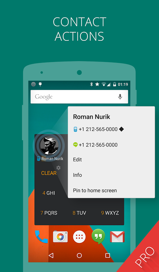   App Dialer Pro – zrzut ekranu 
