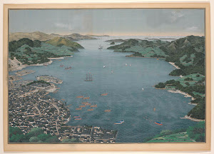 RIJKS: Kawahara Keiga: Nagasaki Bay 1836