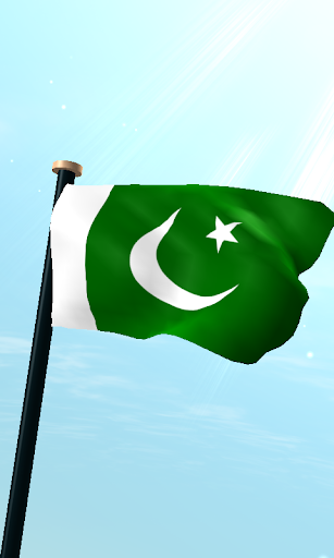 巴基斯坦旗3D动态壁纸