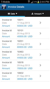 PeopleSoft Financials InView Screenshots 3