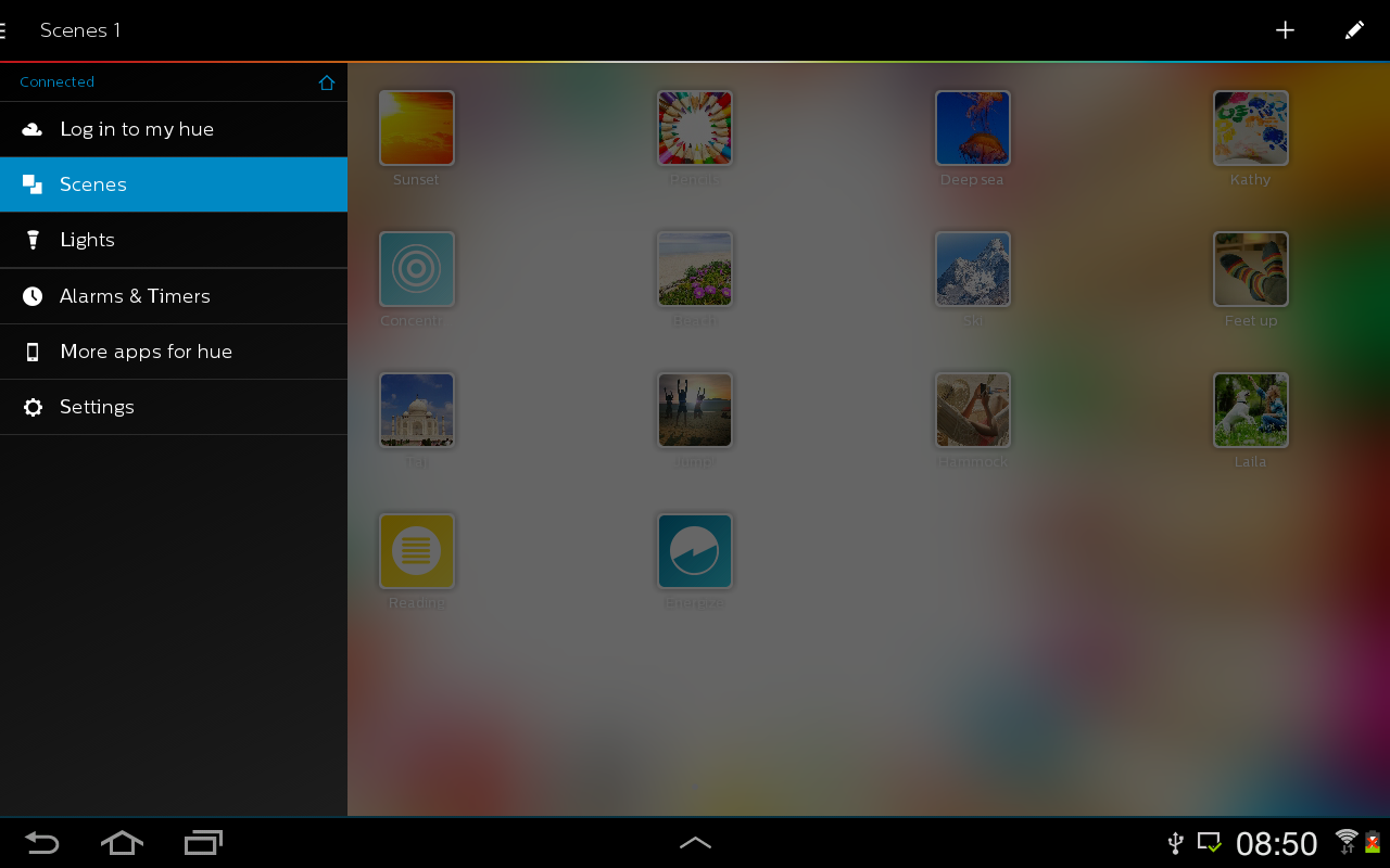   Philips Hue gen 1: captura de pantalla 