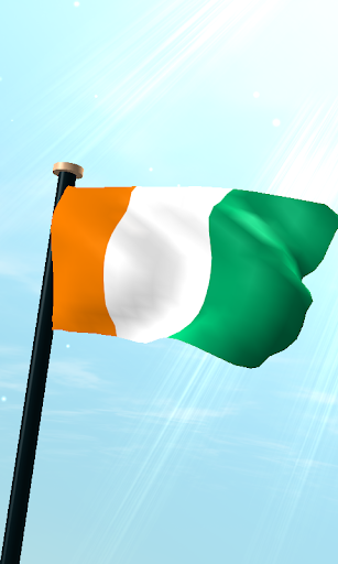 Côte d'Ivoire Flag 3D Free