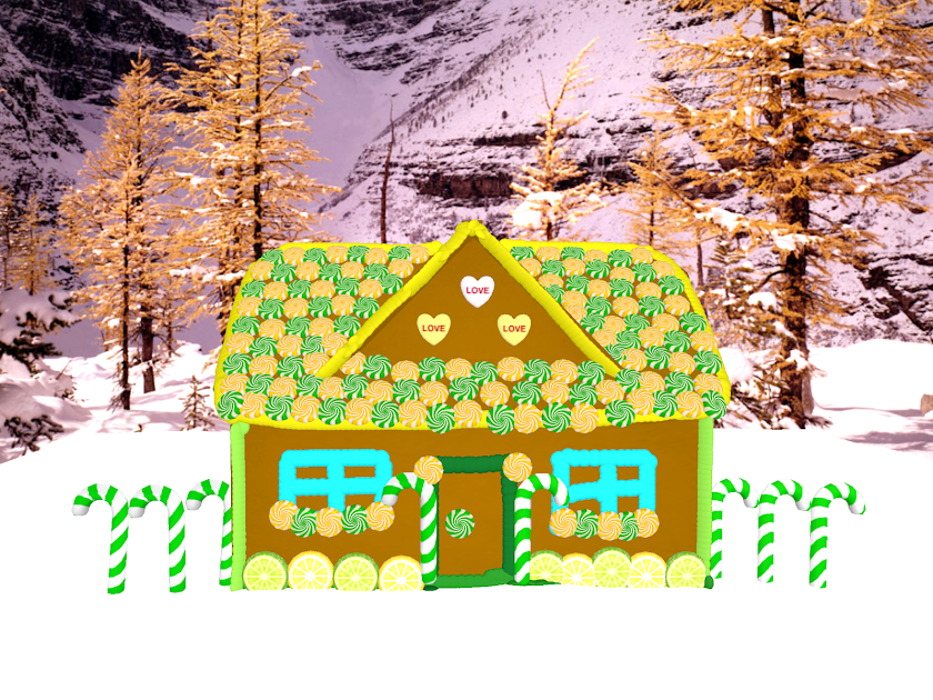 Gingerbread House Maker 3D Screen 2