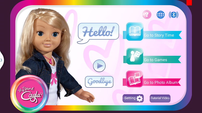My friend Cayla EN-UK Paid App Screen 2
