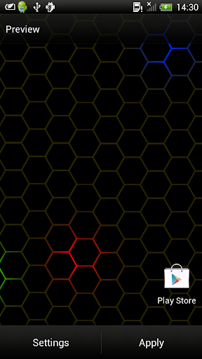 Honeycomb Live Wallpaper