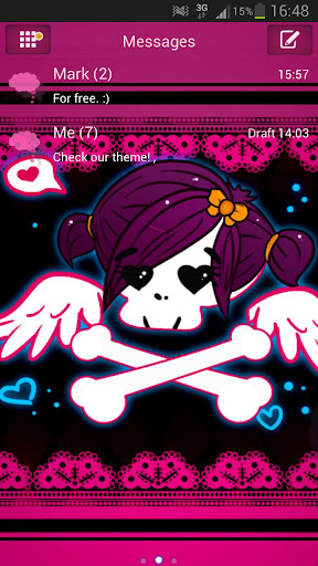 免費下載個人化APP|GO SMS Pro Theme Emo Pink app開箱文|APP開箱王