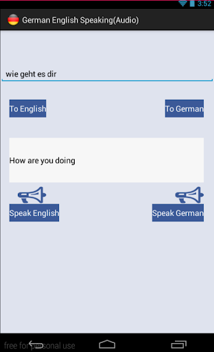 German English Audio