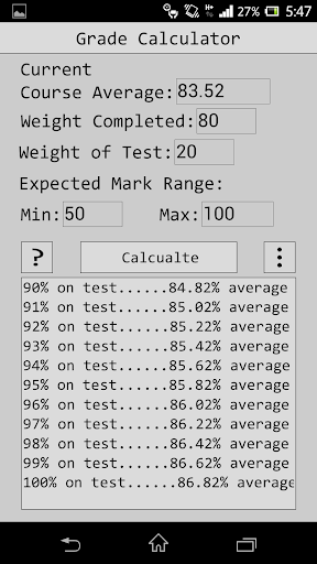 【免費教育App】What's It Worth: Grade Calc-APP點子