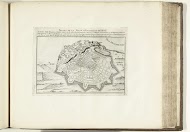 Plattegrond van Nice, 1726