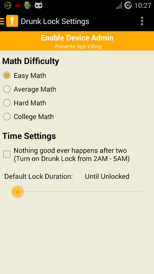    Drunk Lock- screenshot  