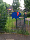 Blauer Elephant