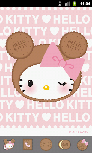 Hello Kitty Pink Biscuit Theme