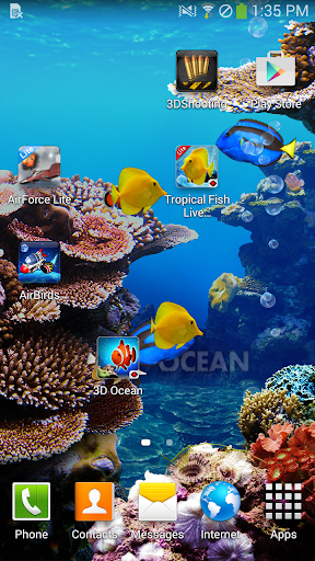 【免費生活App】Ocean Aquarium Live Wallpaper-APP點子