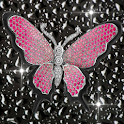 Diamond Pink Butterflies