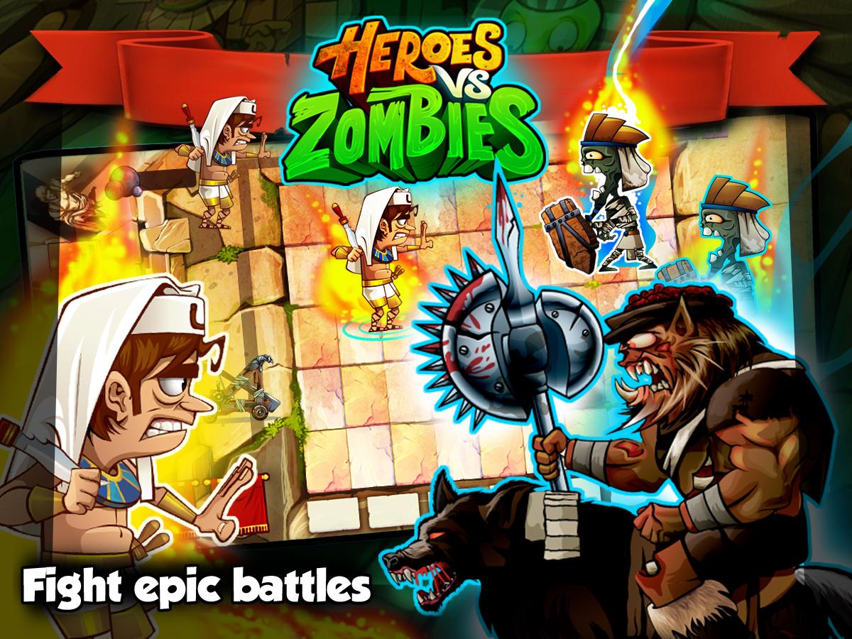   Heroes Vs Zombies: captura de tela 