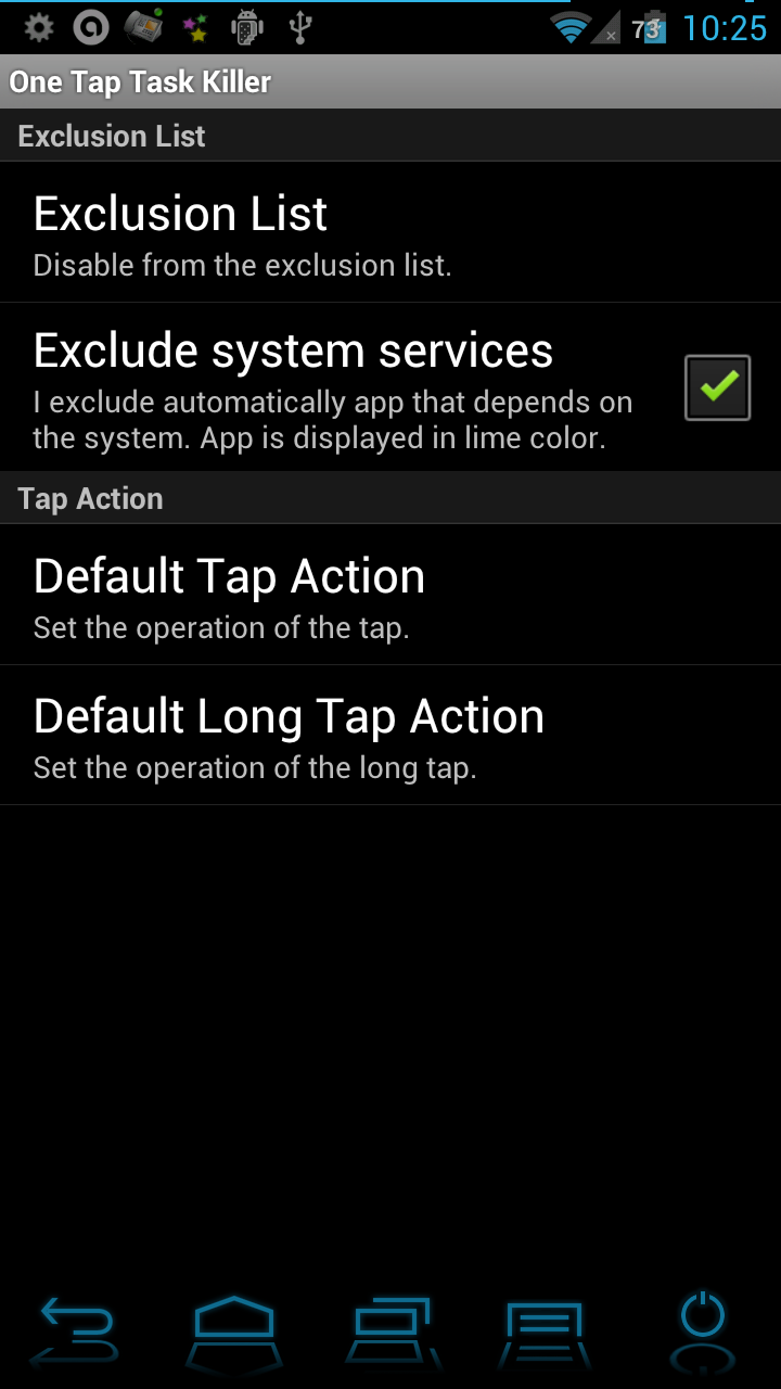 One Tap Task Killer Screen 2