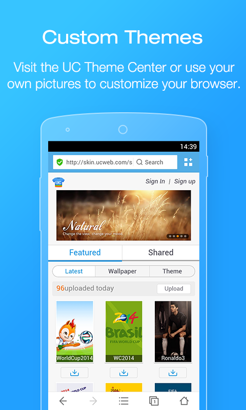 UC Browser for Android - screenshot