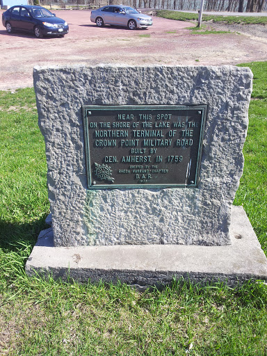 End of Crown Point Road Marker