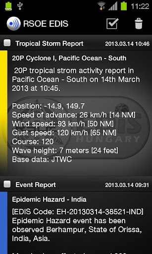 RSOE EDIS Notifier Lite