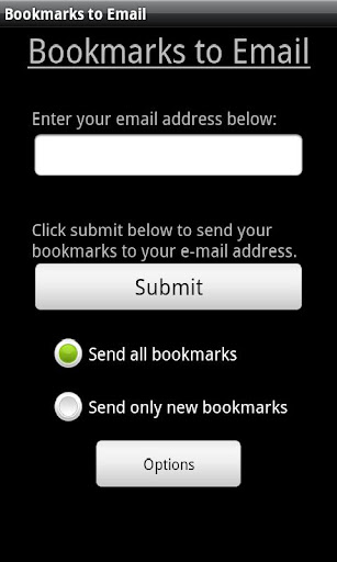 Bookmarks to Email