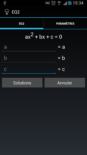 Quadratic Equations Solver