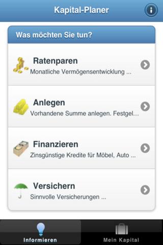 Android application Kapital-Planer screenshort