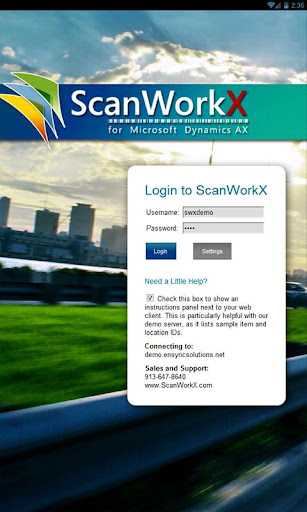 ScanWorkX Client