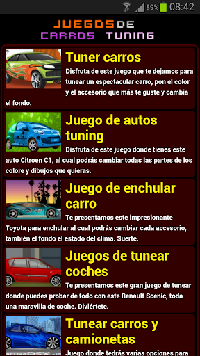 Juegos de carros tuning