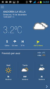 Meteo Andorra – Application of Weather Services Andorra – Android ...