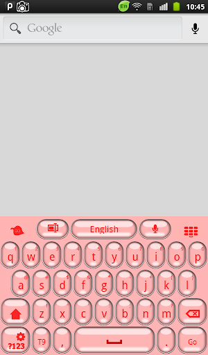 【免費個人化App】Pink Bubble Glass Keyboard-APP點子