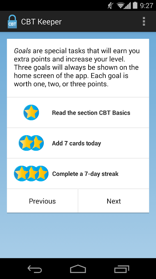 CBT Keeper - screenshot