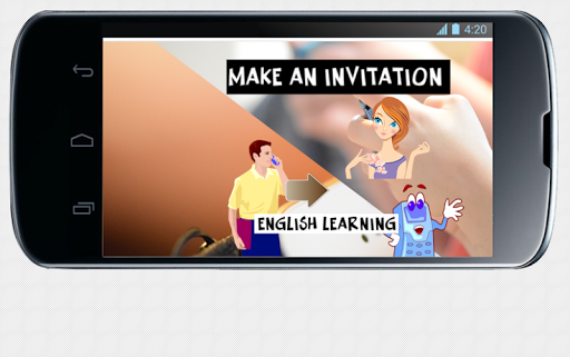 Learning english spoken invite