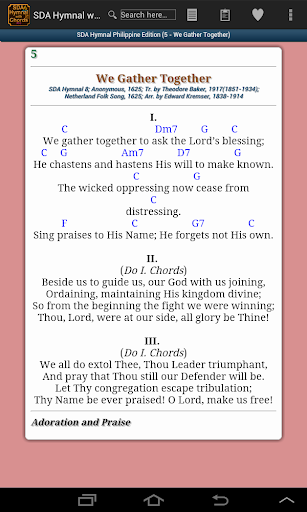 SDA Hymnal with Chords - Pro