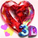 Live Diamonds-3D: Heart FREE Apk