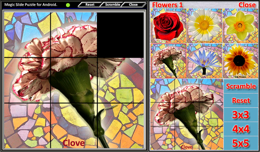 【免費解謎App】Magic Slide Puzzle Flowers1-APP點子