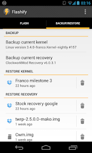 Flashify (for root users) - screenshot thumbnail