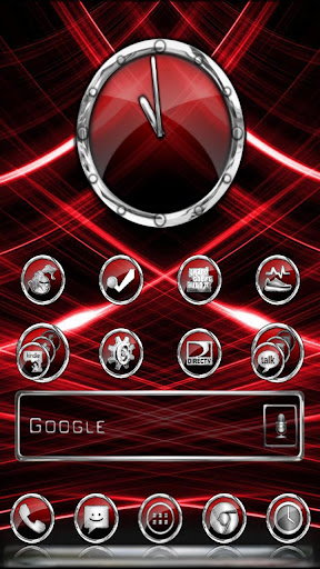 CrystalX HD Multi Theme Red