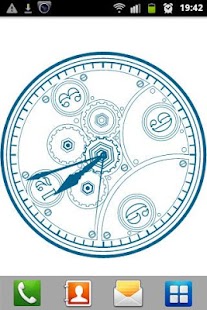 Lastest Clock Blueprint Live Wallpaper APK for Android