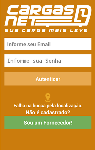 CargasNet Fornecedor