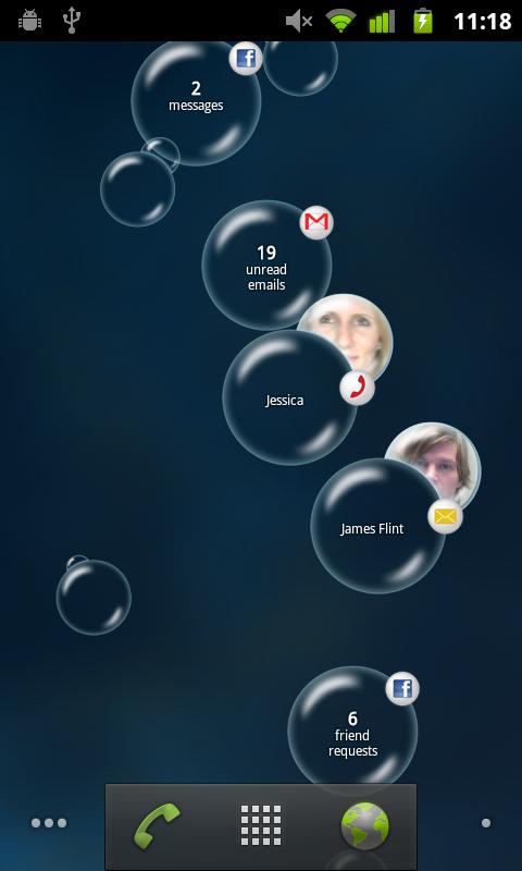 Notification Bubbles - screenshot