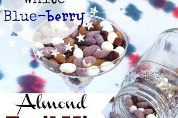 Red, White and Blueberry Almond Trail Mix