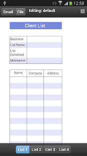 Free Customer List APK for Android